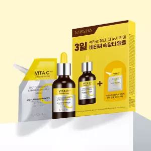 미샤 비타씨플러스 잡티씨 탄력 앰플리필 30ml 기획세트 잡티앰플 1033059