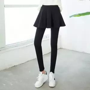 키밍 이무 LEGGINGS 기모 스커트 스타킹 기 얇은