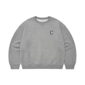 커버낫 C 로고 맨투맨 Melange Gray