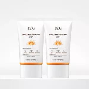 닥터지 듀오 브라이트닝 업 선 플러스 50mL X2개 톤업 선크림 SPF50+ PA+++