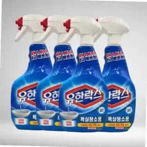 거품세제 유한양행 유한락스 욕실청소용 세제 600mlx4개