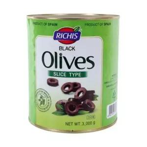 블랙올리브 리치스 슬라이스 올리브 스페인산 3kg
