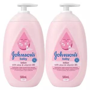 존슨즈 베이비 로션 핑크 500ml X 2개 베이비로션 존슨즈베이비로션 유아로션 바디로션 존슨즈바디로션