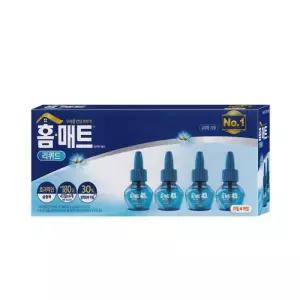 홈매트 리퀴드 리필 45일 29ml x 4개 모기약