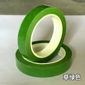 1롤 13.6m DIY 꽃장식 테이프 자가 접착 부케 꽃줄기 종이 꽃술 포장용 꽃집 꽃 웨딩 용품