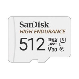 샌디스크 마이크로SD 메모리카드 High Endurance 512GB QQNR EL