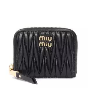MIUMIU 26SS 마테라쎄 나파 가죽 동전 지갑 5MM268 AFPP F0002 4128441