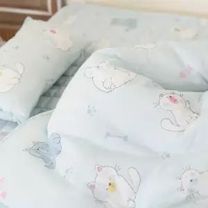 뚱냥 모달 100% 유아이불+베개 이불베개세트