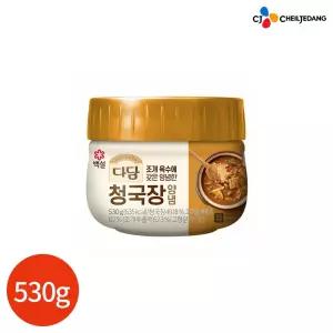 CL 백설 다담 청국장 찌개 양념장 530g 소스 간편 된장 가정용 맛있는