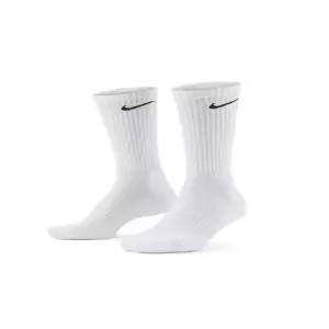 NIKE  에브리데이 쿠션 트레이닝 크루 삭스 3켤레 화이트 블랙 SX7664-100