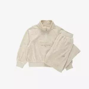 [셀러허브]뉴발란스키즈(NB Kids) NBgC_벨로아 반집업 세트 NK9YG4102G_Oatmeal Melange (S52812185)