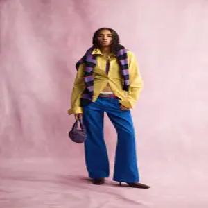 ZARA Fruit of the Loom 포플린 셔츠 - 머스터드 4764/102/305