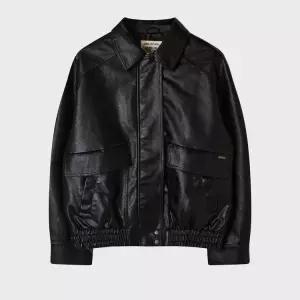 후아유 Synthetic Leather Jacket WHJKG4992F