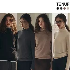 [텐업]26FW 울블렌디드 모크넥 티블라우스 4종