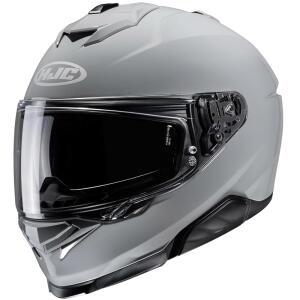 HJC HELMETS(에이치제이시 헬멧) 오토바이용 헬멧 풀페이스 선바이저 내장 통풍구 탈부착 가능 인컴 빌트인 대응 SMART i71 솔리드 HJH247 GRAY