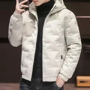 [BZJL3ZMO_4C]베이직 후드 숏 패딩점퍼 경량 데일리 아우터