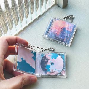 미니 CD 키링 nfc 앨범 만들기 아이돌 굿즈 아크릴 씨디 케이스 가수 음악 제작 DIY
