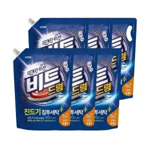 [비트] 진드기 액체세제 드럼용 2L 리필 x 6개