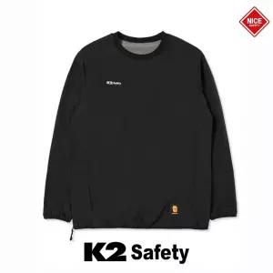 케이투세이프티 K2 TS-F2204 티셔츠 긴팔티 양면 기모 맨투맨 작업복 근무복