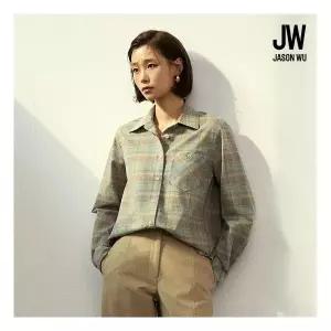 제이슨우 26FW NEW Delia 페디드 코튼 체크 셔츠 2종 1237404