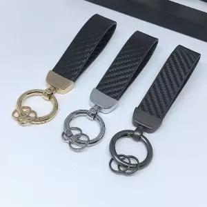 [옷자락]고급 카본 키링 차키 스트랩 열쇠고리