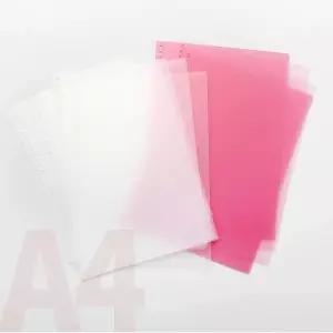 30공 바인더 제본 A4 PP 타공 표지 반투명 50매