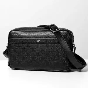 CELINE  25FW MEDIUM MESSENGER IN CALFSKIN WITH TRIOMPHE EMBOSSED (117003FS3 38SI) (트리옹프 엠