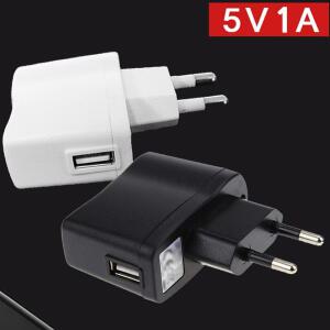 스마트폰 USB 충전기 5V 1A 저전력 저전압 저속충전 일반형 벽전원 핸 드폰아답타 USB 선풍기 가습기 LED스탠드 휴대폰 충전어댑터 KC인증 안정된 작동 보호회로채용