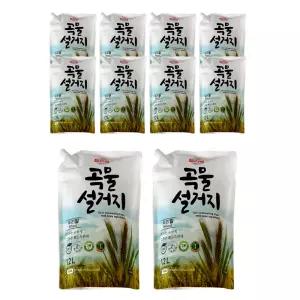 애경 트리오 주방세제 곡물설거지 우리밀 리필 1.2L x 10개