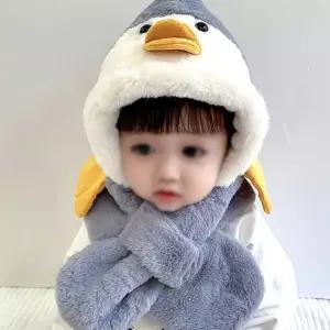 아동모자 꽥꽥이귀달이 크리스마스 답례품 대량가능 크리스마스 벙거지 선물 어린이집 준캡 겨울모자 아동