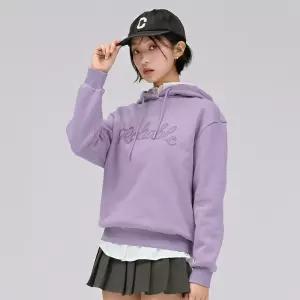 [체이스컬트] [2color] W 레터링 기모 후드