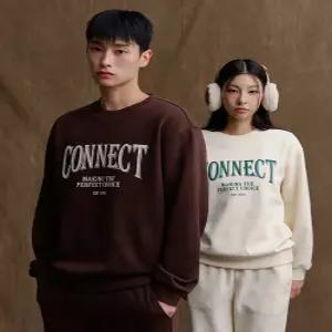 [체이스컬트] [5Color] U 에센셜 기모 맨투맨 티셔츠