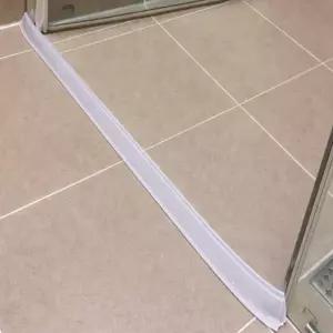샤워부스몰딩 화장실문지방 샤워실쫄대 물넘침방지 욕실유리문 투명 1M