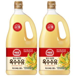 사조 해표 옥수수유 1.8L x 2개 / 식용유 유지류 오일 기름