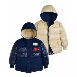 [롯데백화점]리바이스키즈 리바이스키즈 리버서블 포켓 다운자켓 V234DM187-387P