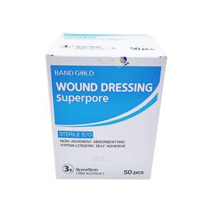 밴드골드 슈퍼포아 Superpore 9cmx9cm 50EA