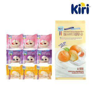 끼리 크림치즈 찰떡 3종(스트로베리3/블루베리3/베이크3) 총9개 + 소프트 슈(6입) 1BO