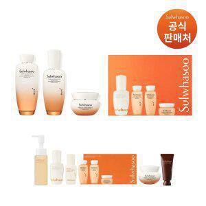 [본사직영] 설화수 탄력3종+키트 4종+순행폼 50ml+윤조 15ml+탄력 15ml+옥용팩 35ml