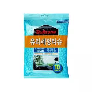 불스원 유리 세정 티슈 10매입먼지흡착 용품 오염물질제거 차단 방지 크리너 유막