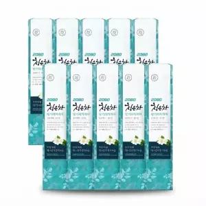 2080 청은차 향기화 차 치약 190g 5개입 X 2개