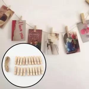 [RGN7Q6PU]벽 사진꾸미기 사진걸이 노끈 사진집게 집게