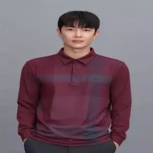 PAT 남성 겨울  코트나체크프린트카라티셔츠 1L75132