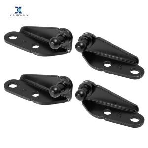 XAutohaux 쌍 10mm 자동차 볼 스터드 가스 충격 스트럿츠 장착 브래킷 스프링 엔드 피팅 용 커넥터 64x22x2