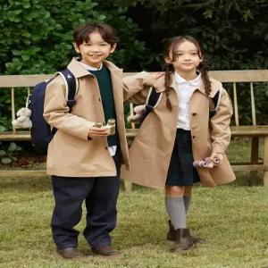 [국내정품] 빈폴 BEANPOLE [Essential] 여아 클래식 트렌치 코트 - 베이지 BI613TGE1A