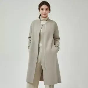 [엘루아] 울 블렌디드 핸드메이드 롱코트 3종택1