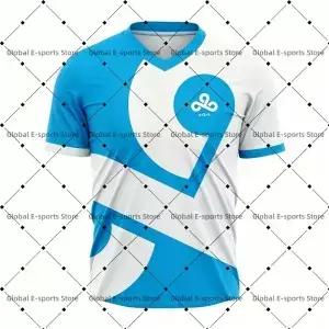 2026 C9 e스포츠 클럽 팀 저지 티셔츠 디지털 프린트 패턴 캐주얼 편안한 반팔