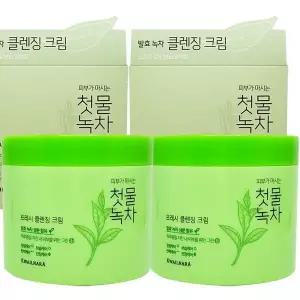 과일나라 첫물녹차 프레시 클렌징크림 300g 2개