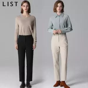 [리스트][리스트(LIST)] 탄탄한 포멀 슬림 팬츠 (택가격178000원)