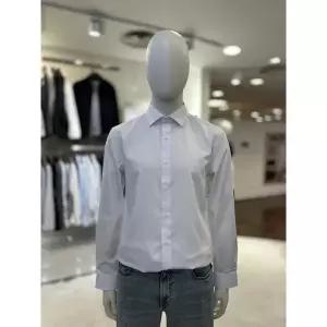 [ ZIOZIA ] 세미 와이드 카라 드레스 셔츠 ABG2WD1101WT