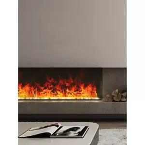 불멍 수증기 난로 캠프화이어 모델 700MM 슬림패널 조명 광원 LED 소품 1060x160x425/장식난로 감성